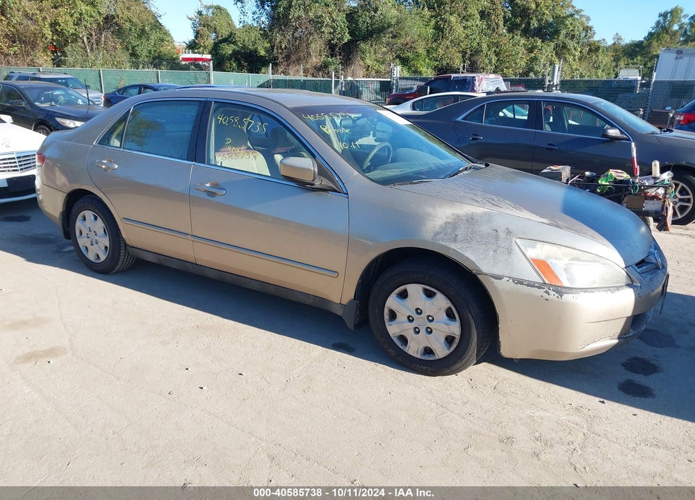 2003 HONDA ACCORD 2.4 LX VIN: 1HGCM56303A142400