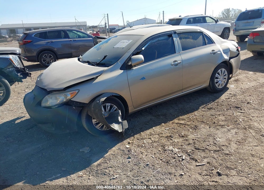 2009 TOYOTA COROLLA LE VIN: 1NXBU40E19Z163080