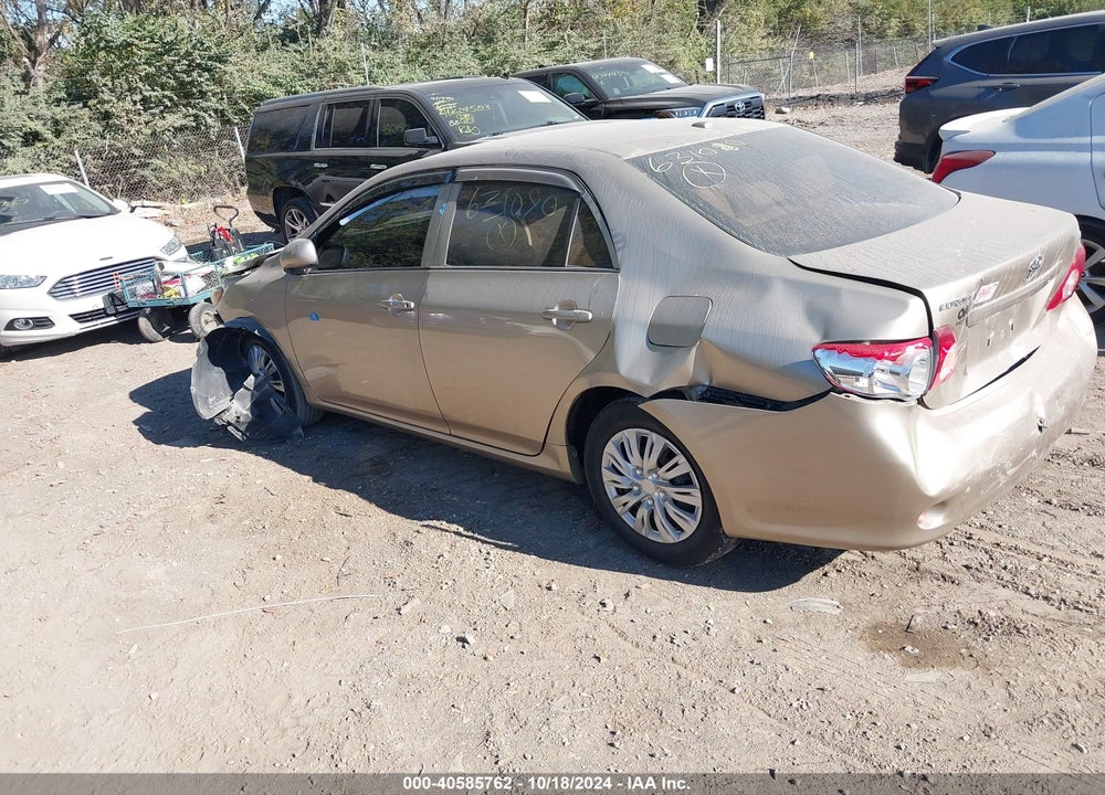 2009 TOYOTA COROLLA LE VIN: 1NXBU40E19Z163080