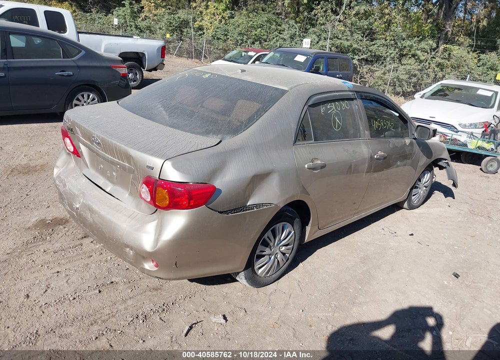 2009 TOYOTA COROLLA LE VIN: 1NXBU40E19Z163080