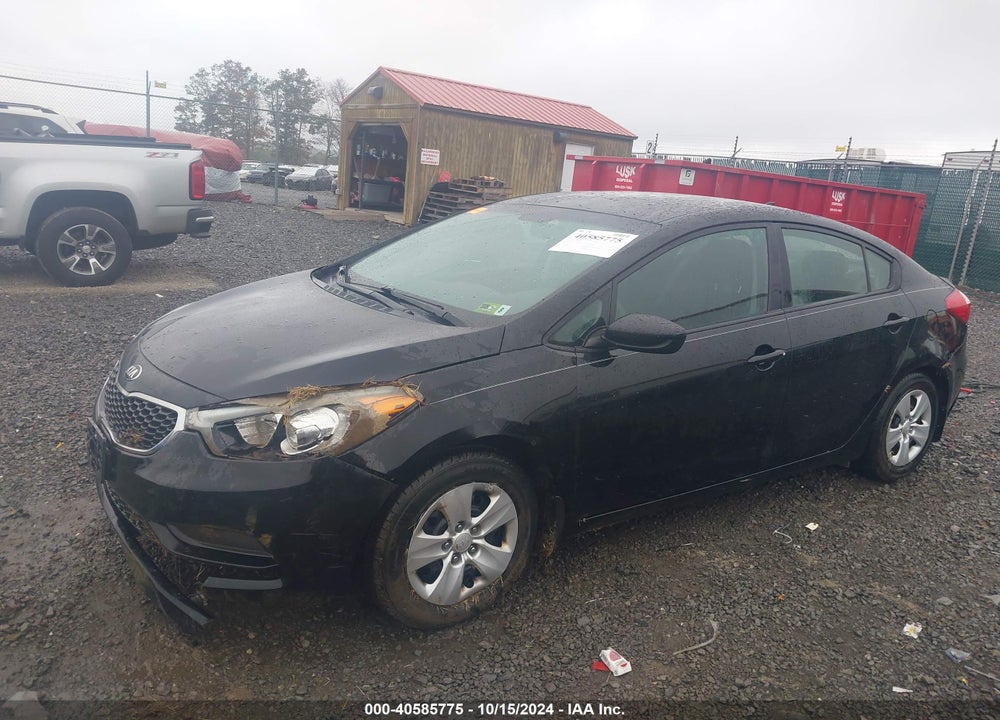 2016 KIA FORTE LX VIN: KNAFK4A68G5569932