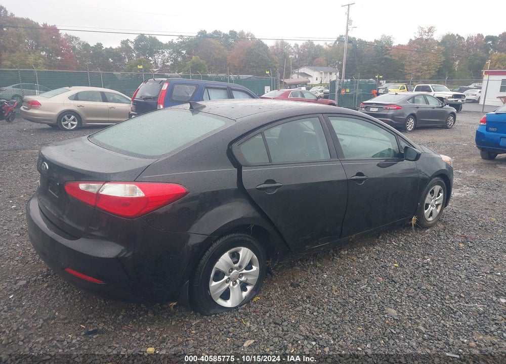 2016 KIA FORTE LX VIN: KNAFK4A68G5569932
