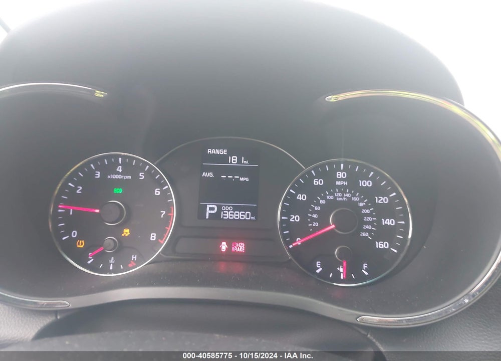 2016 KIA FORTE LX VIN: KNAFK4A68G5569932