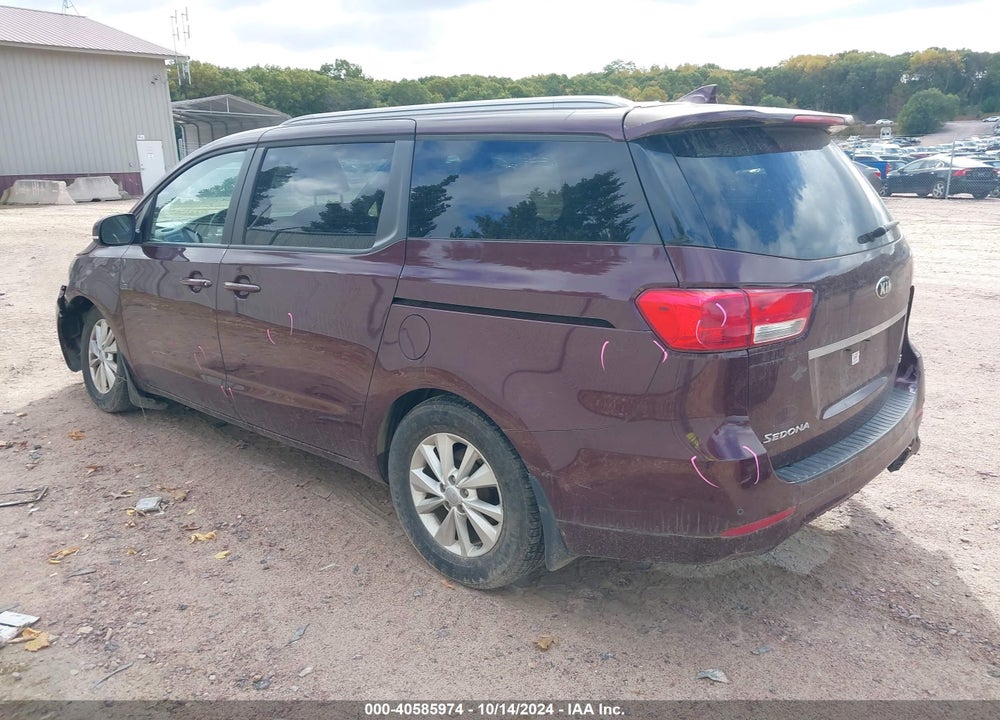 2016 KIA SEDONA LX VIN: KNDMB5C1XG6200131
