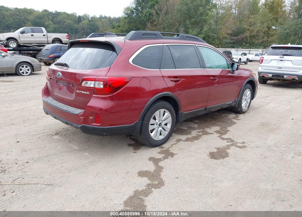 2017 SUBARU OUTBACK 2.5I PREMIUM VIN: 4S4BSAHC1H3335894