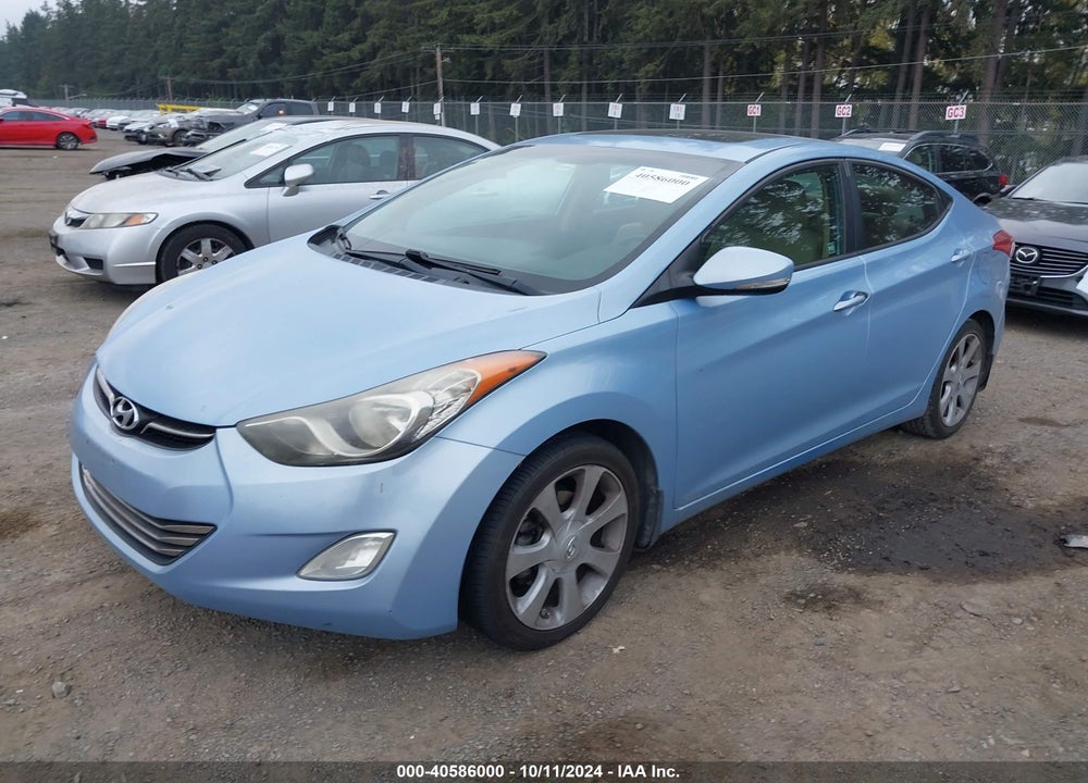 2013 HYUNDAI ELANTRA LIMITED VIN: KMHDH4AE6DU590193