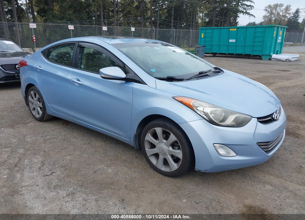2013 HYUNDAI ELANTRA LIMITED VIN: KMHDH4AE6DU590193
