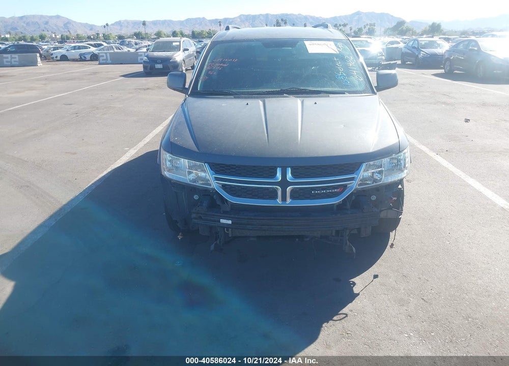 2013 DODGE JOURNEY SXT VIN: 3C4PDDBG1DT641462