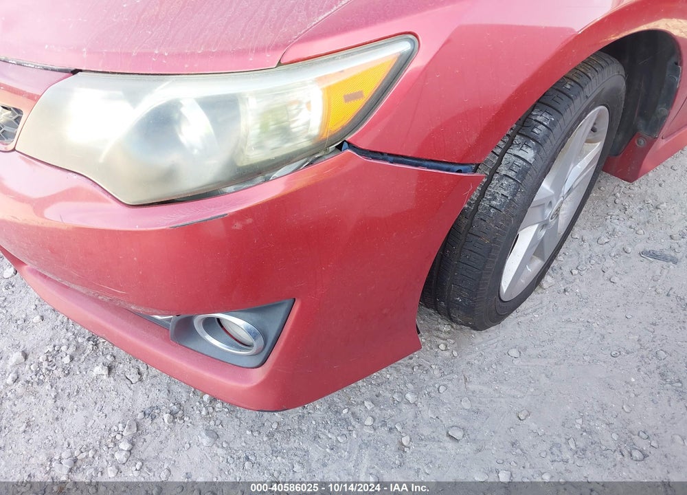 2012 TOYOTA CAMRY SE VIN: 4T1BF1FK1CU557188