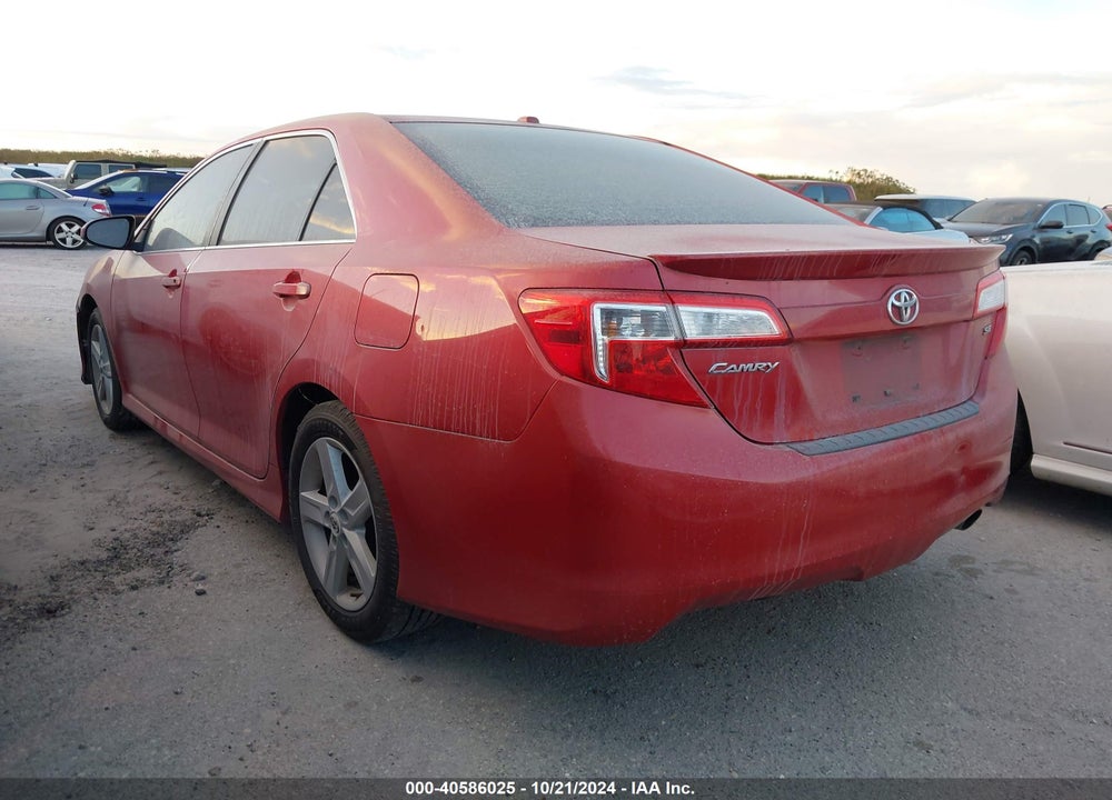 2012 TOYOTA CAMRY SE VIN: 4T1BF1FK1CU557188