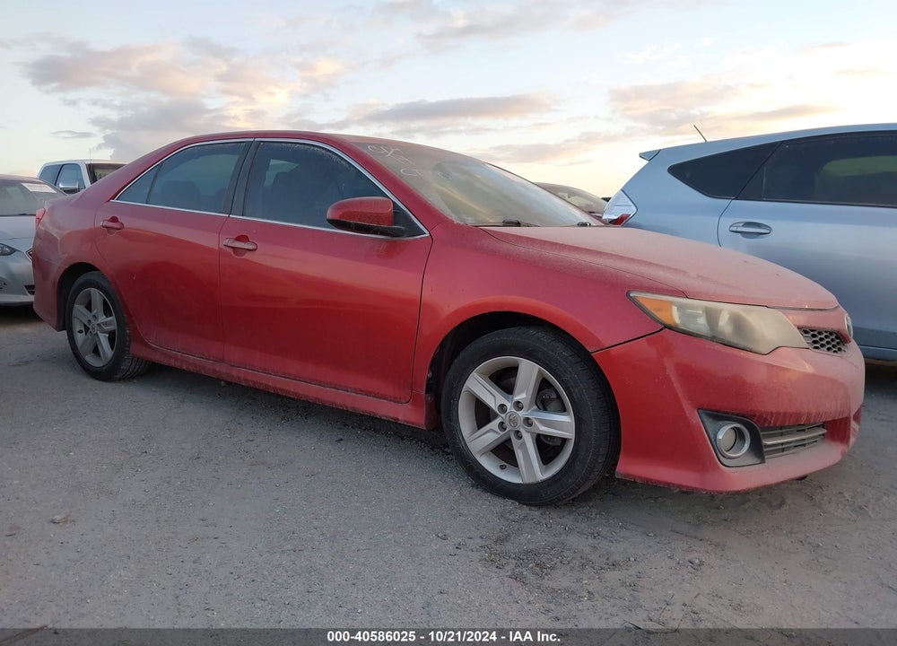2012 TOYOTA CAMRY SE VIN: 4T1BF1FK1CU557188