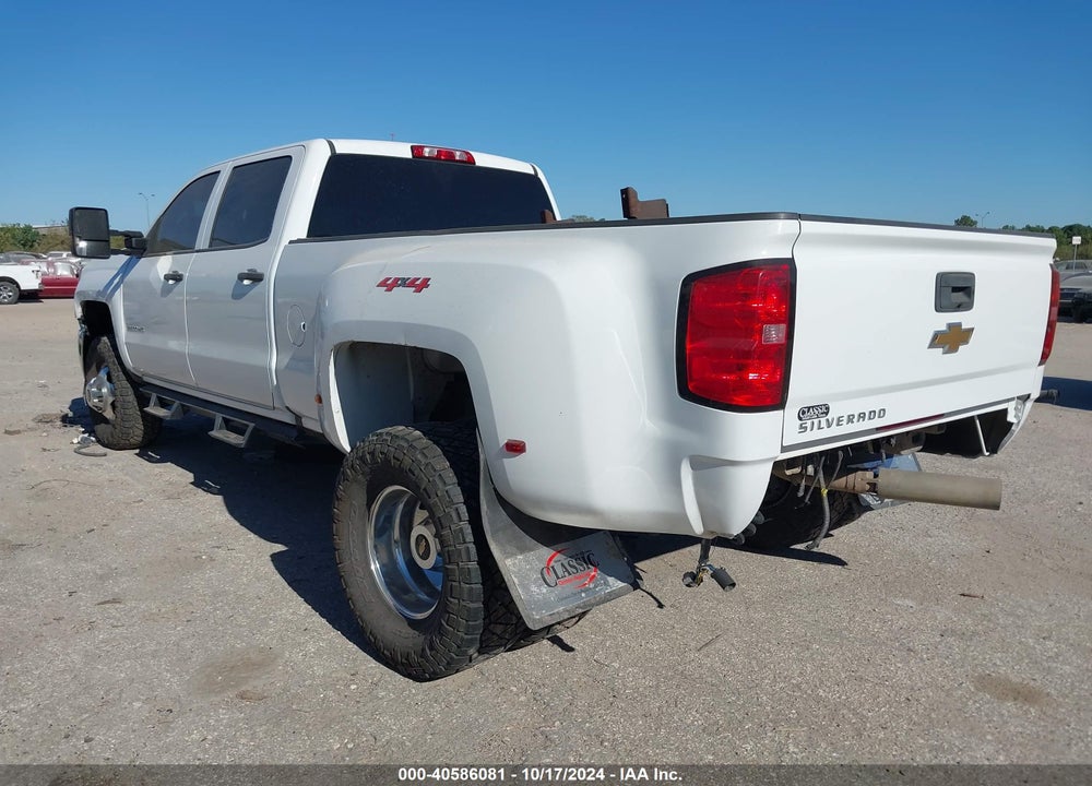 2018 CHEVROLET SILVERADO 3500HD WT VIN: 1GC4KYCY4JF139056