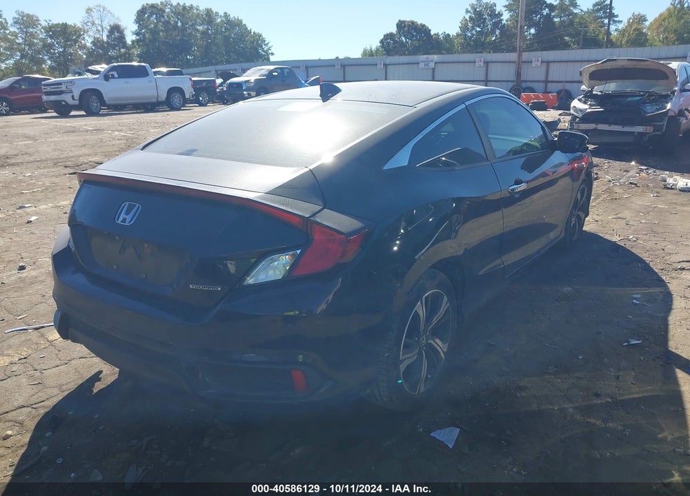 2016 HONDA CIVIC TOURING VIN: 2HGFC3B99GH361393