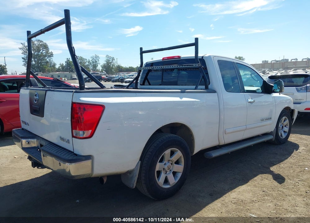 2006 NISSAN TITAN LE VIN: 1N6AA06A76N547938
