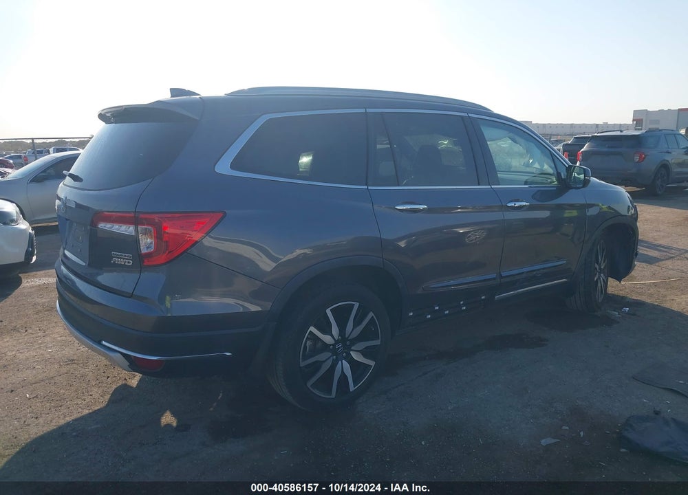 2021 HONDA PILOT AWD TOURING 8 PASSENGER VIN: 5FNYF6H9XMB071964