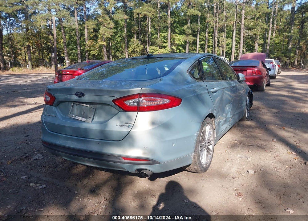 2013 FORD FUSION HYBRID SE VIN: 3FA6P0LU7DR128123