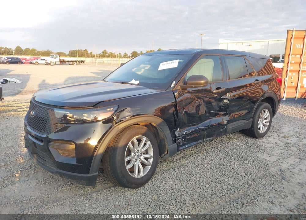 2021 FORD POLICE INTERCEPTOR UTILITY VIN: 1FM5K8AW4MNA08589