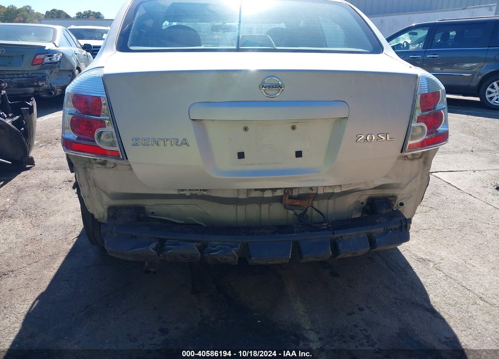 2007 NISSAN SENTRA 2.0SL VIN: 3N1AB61E17L716899