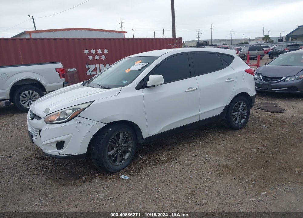 2014 HYUNDAI TUCSON GLS VIN: KM8JT3AF1EU872604