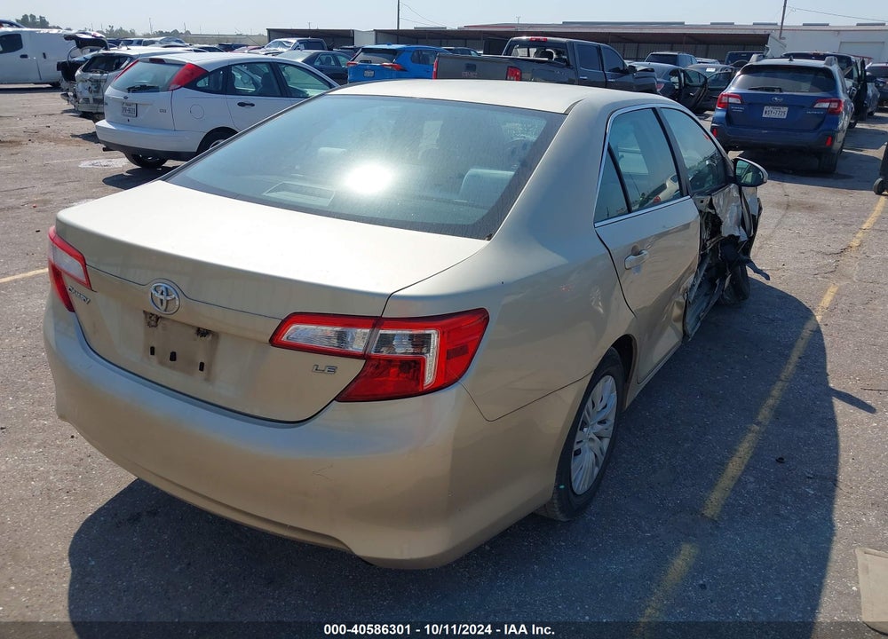 2012 TOYOTA CAMRY LE VIN: 4T4BF1FK9CR168787