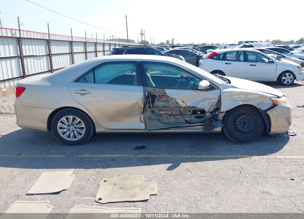 2012 TOYOTA CAMRY LE VIN: 4T4BF1FK9CR168787
