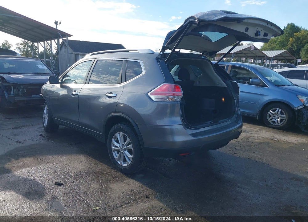 2016 NISSAN ROGUE SV VIN: KNMAT2MV7GP618415