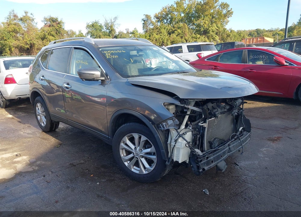 2016 NISSAN ROGUE SV VIN: KNMAT2MV7GP618415