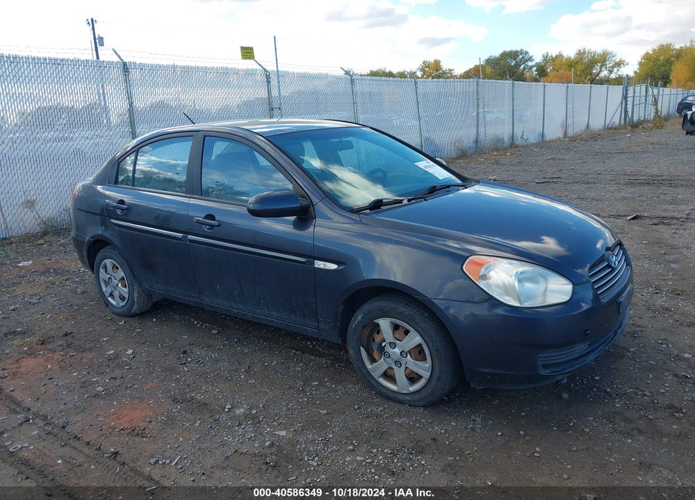 2007 HYUNDAI ACCENT GLS VIN: KMHCN46C37U090833