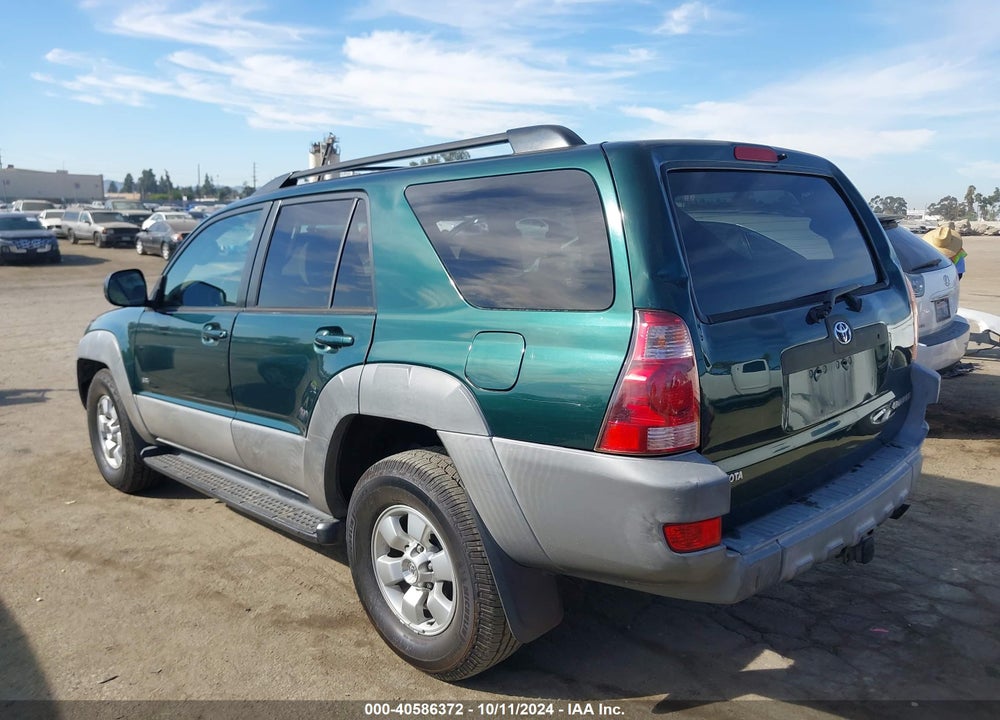 2003 TOYOTA 4RUNNER SR5 V8 VIN: JTEZT14R730008545