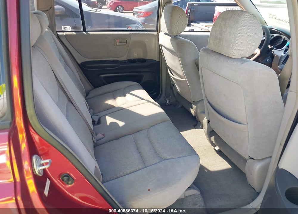 2001 TOYOTA HIGHLANDER V6 VIN: JTEGF21AX10004506