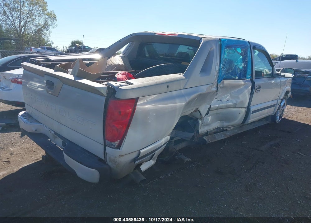 2005 CHEVROLET AVALANCHE 1500 Z71 VIN: 3GNEK12Z45G107824