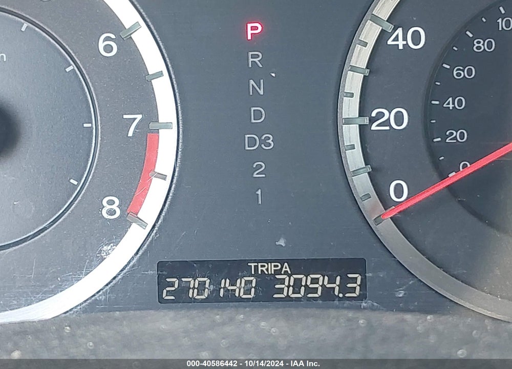 2009 HONDA ACCORD 2.4 EX-L VIN: 1HGCP26839A135189
