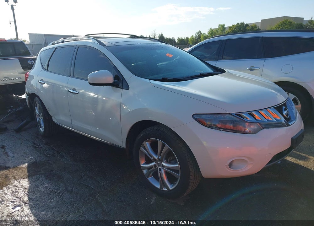2010 NISSAN MURANO LE VIN: JN8AZ1MW5AW135735