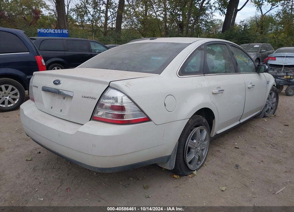 2009 FORD TAURUS LIMITED VIN: 1FAHP25W69G125182