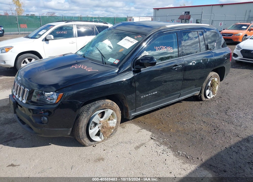 2017 JEEP COMPASS LATITUDE 4X4 VIN: 1C4NJDEB9HD191829