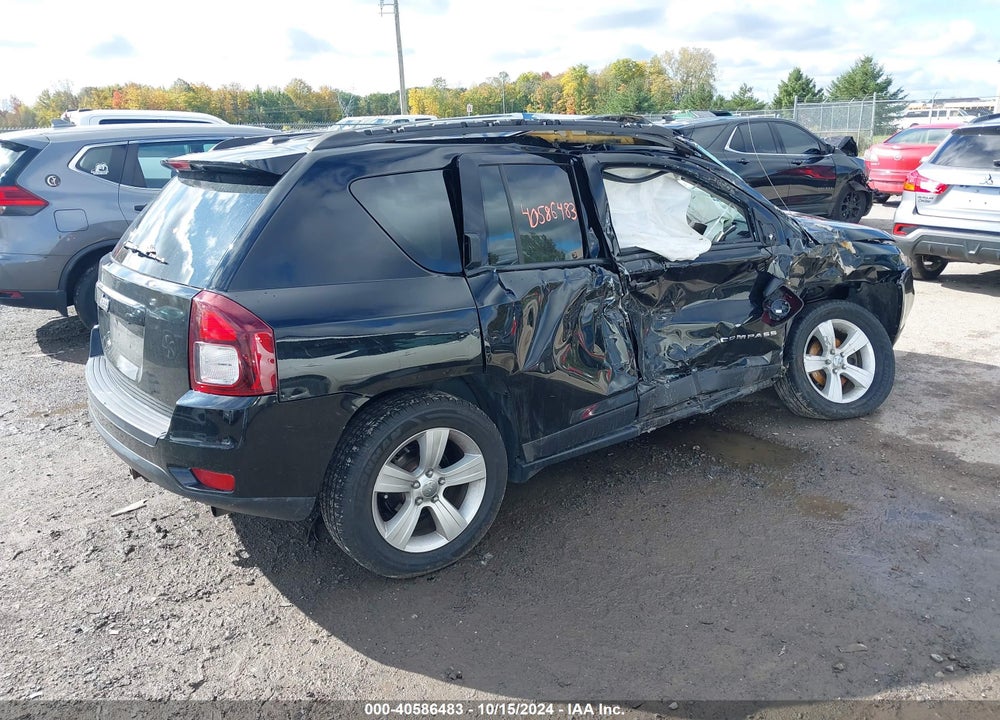 2017 JEEP COMPASS LATITUDE 4X4 VIN: 1C4NJDEB9HD191829
