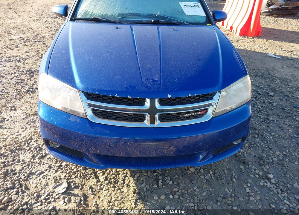 2013 DODGE AVENGER SXT VIN: 1C3CDZCB4DN685281