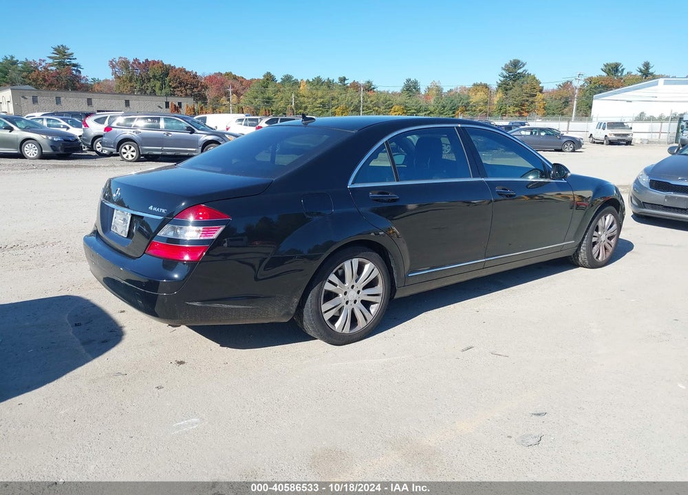 2009 MERCEDES-BENZ S 550 4MATIC VIN: WDDNG86X39A258269