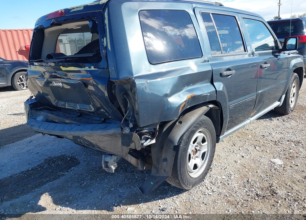 2008 JEEP PATRIOT SPORT VIN: 1J8FT28058D520080