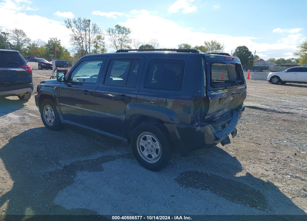 2008 JEEP PATRIOT SPORT VIN: 1J8FT28058D520080