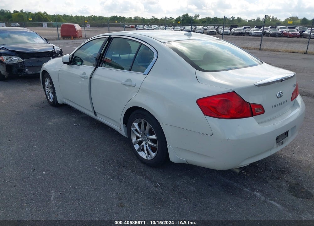 2008 INFINITI G35 JOURNEY VIN: JNKBV61E58M218378