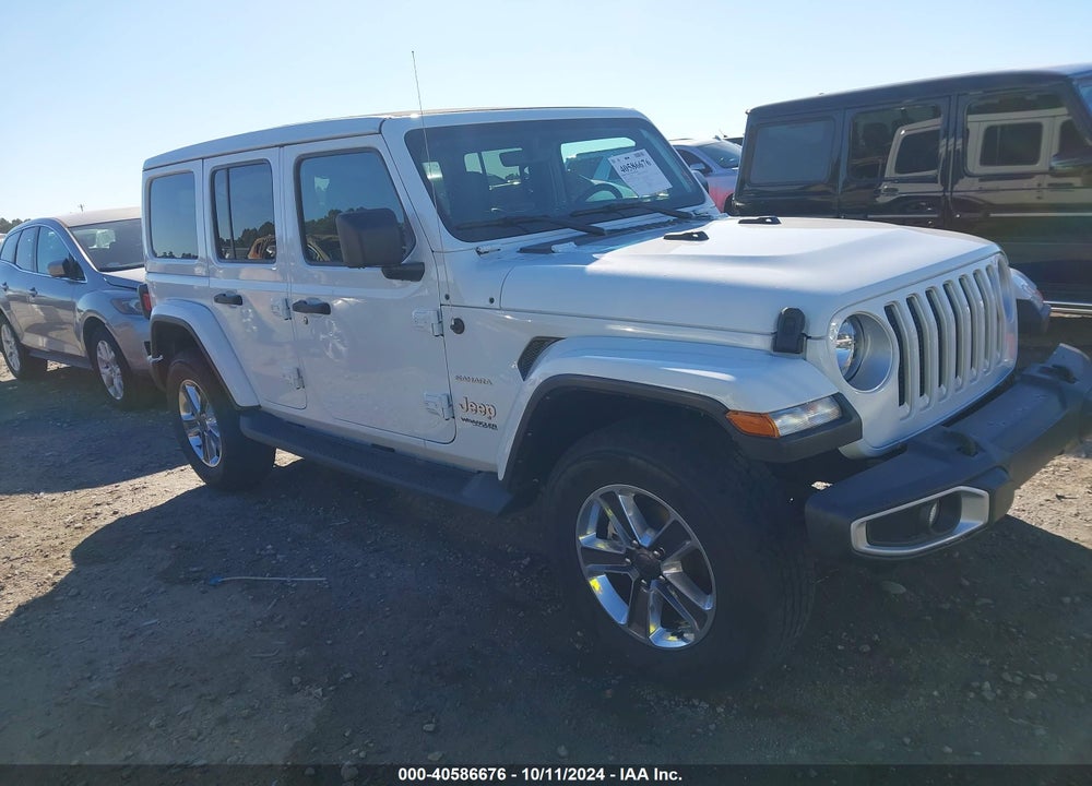 2022 JEEP WRANGLER UNLIMITED SAHARA 4X4 VIN: 1C4HJXEG7NW118355