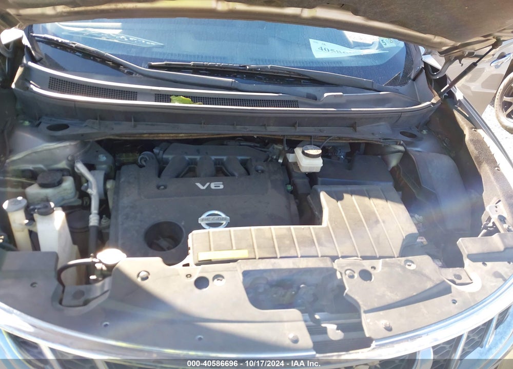 2012 NISSAN MURANO SL VIN: JN8AZ1MW4CW226546