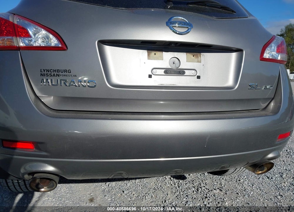 2012 NISSAN MURANO SL VIN: JN8AZ1MW4CW226546
