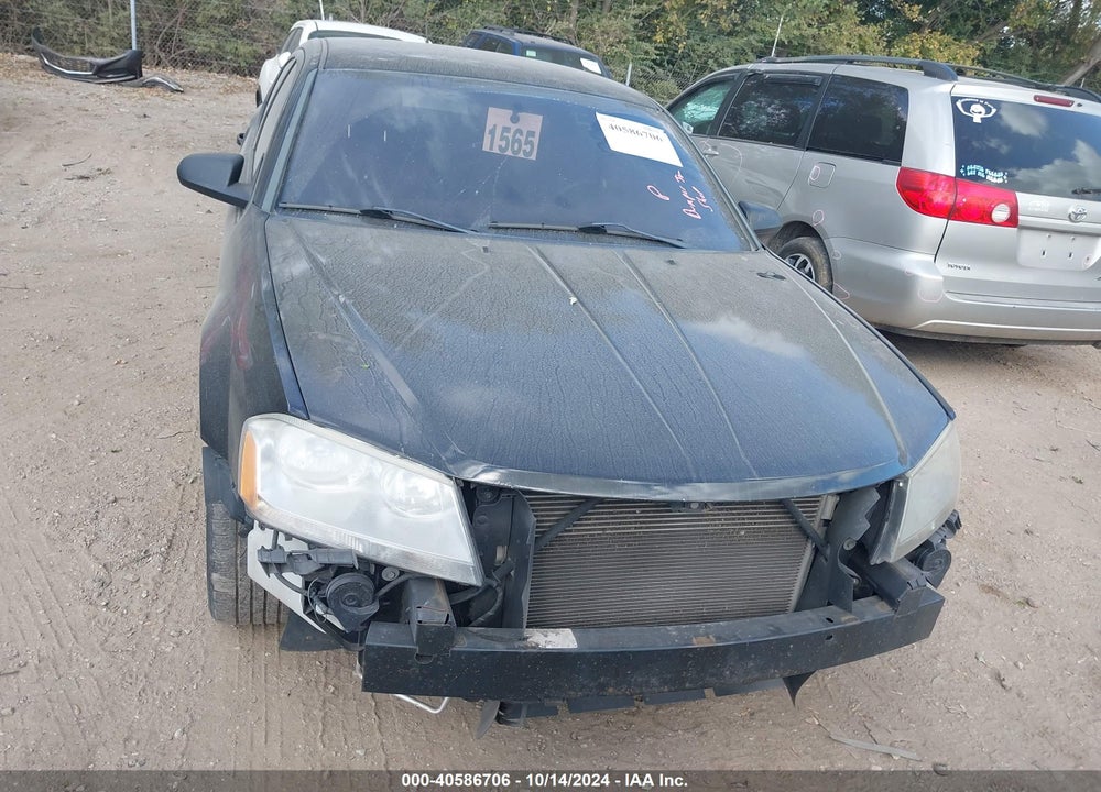 2012 DODGE AVENGER SXT VIN: 1C3CDZCB2CN313226
