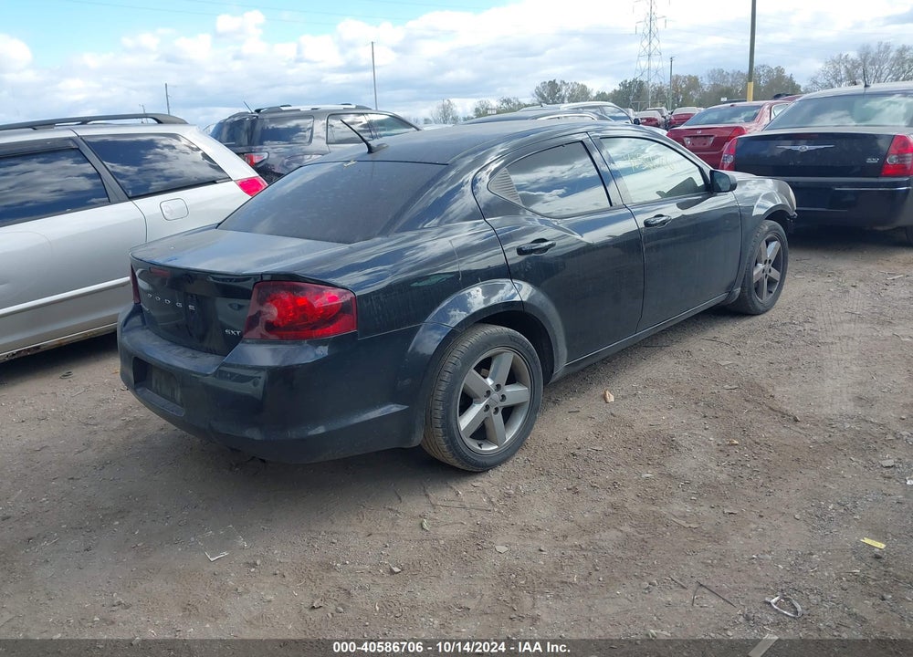 2012 DODGE AVENGER SXT VIN: 1C3CDZCB2CN313226