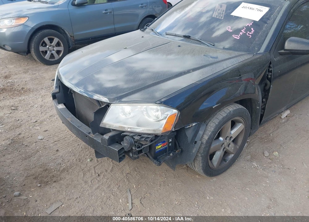 2012 DODGE AVENGER SXT VIN: 1C3CDZCB2CN313226