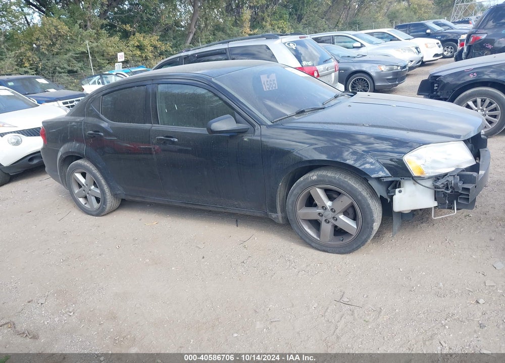 2012 DODGE AVENGER SXT VIN: 1C3CDZCB2CN313226