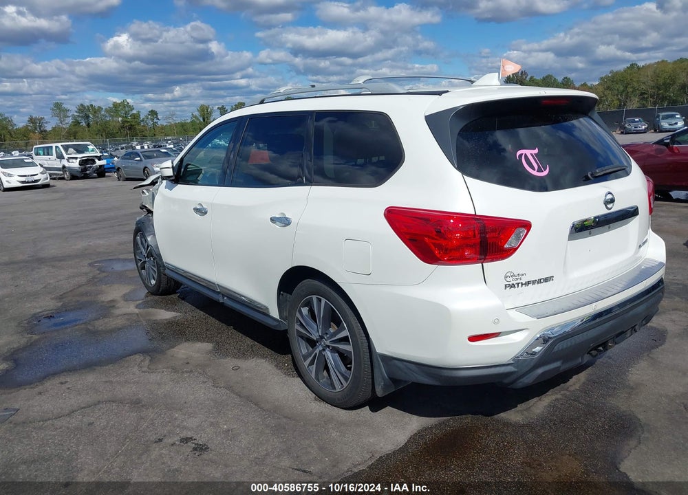 2019 NISSAN PATHFINDER PLATINUM VIN: 5N1DR2MN8KC637322