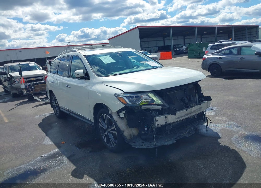 2019 NISSAN PATHFINDER PLATINUM VIN: 5N1DR2MN8KC637322